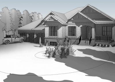 1. Bungalow with Triple Car Garage (6 Images)