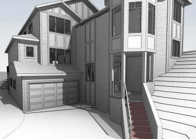 10. City Home – Steep Lot Grade (2 Images)